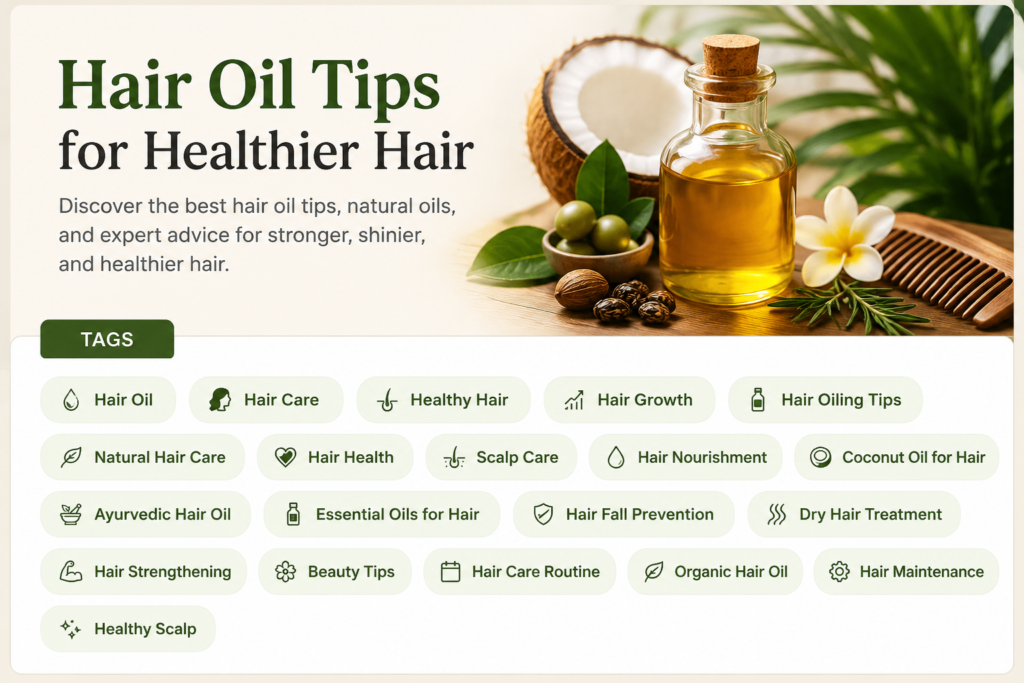 Hair Oil Tips for Healthier Hair